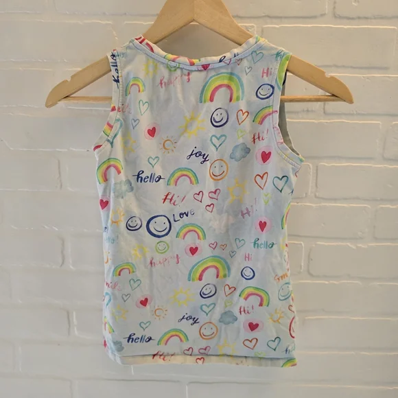 Little Skye Rainbow Tank Top Kids Size 10y - Picture 4 of 5